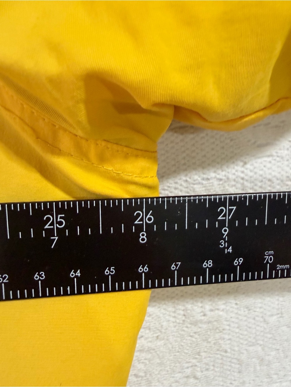 Vintage Land's End Mens Yellow Parka Squall Jacket With Detachable Hood Size XL - Picture 7 of 12